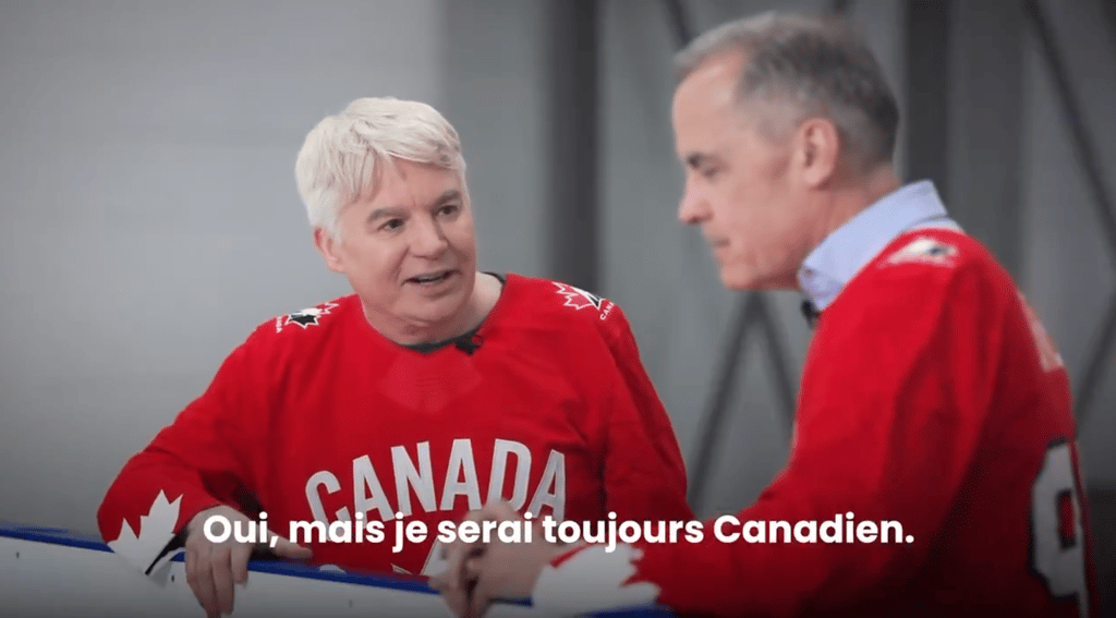 Un commentaire revient beaucoup après la vidéo de Mark Carney et Mike Myers