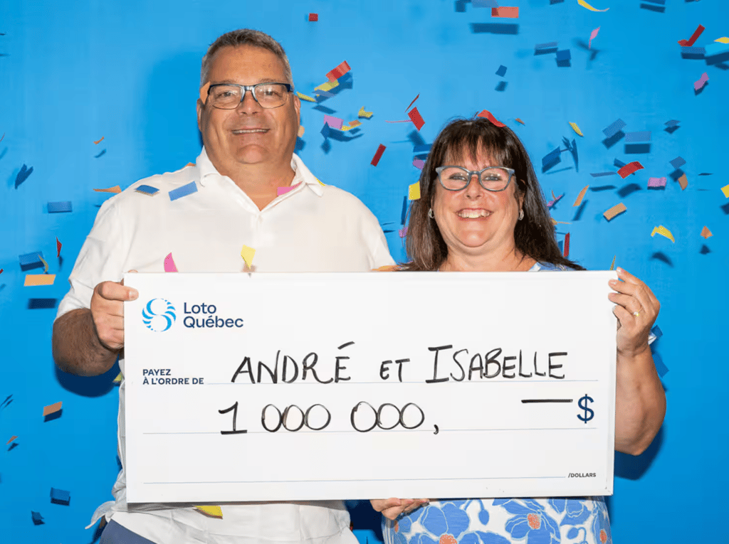 Un couple de Québécois devient millionnaire pendant leurs vacances.