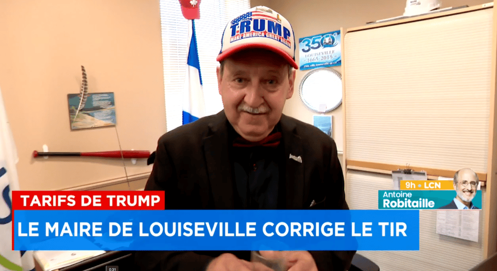 Le maire de Louiseville, grand fan de Donald Trump, promet ne plus parler de lui