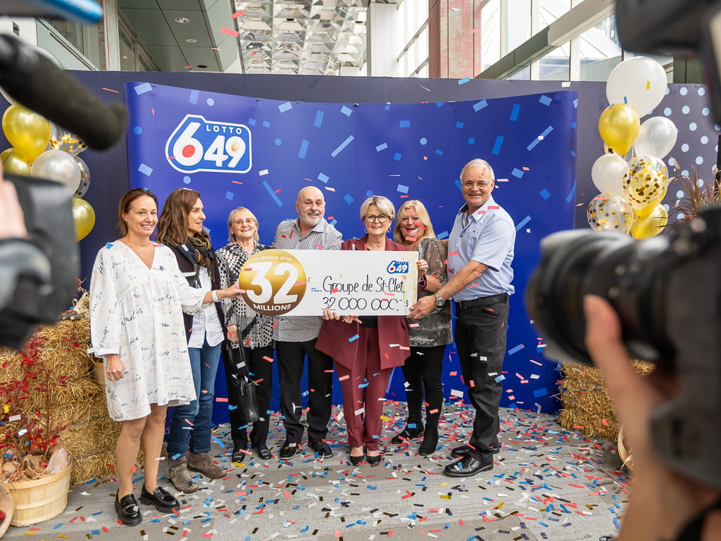 Six chanceux de Saint-Clet se partagent un gros lot de 32 000 000$ au Lotto 6/49 