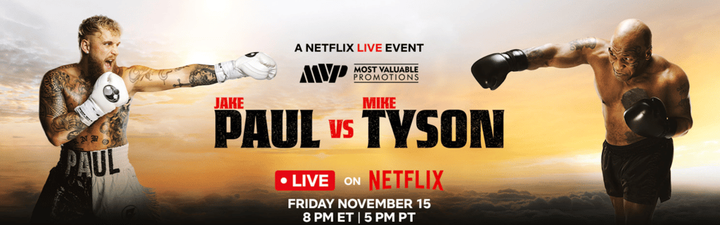 Netflix fait une annonce importante concernant la diffusion du combat entre Mike Tyson et Jake Paul