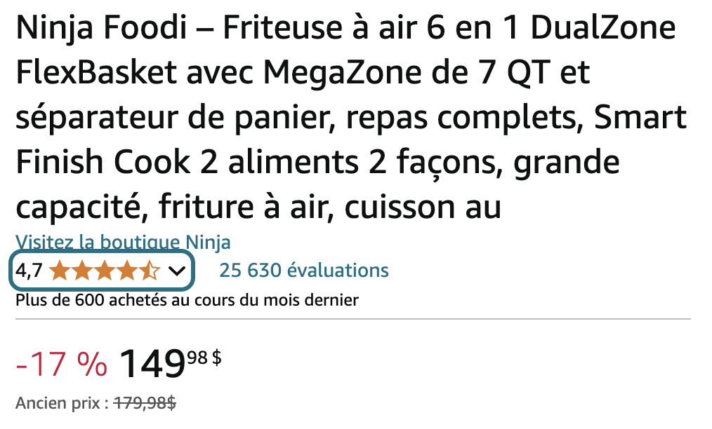 Cet air fryer ultra populaire est en méga rabais sur Amazon pour le Black Friday