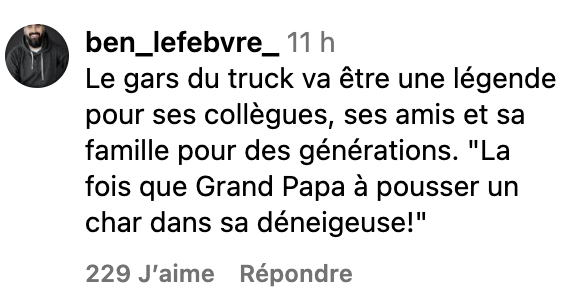 Une voiture remorquée d'une manière complètement inattendue à Montréal