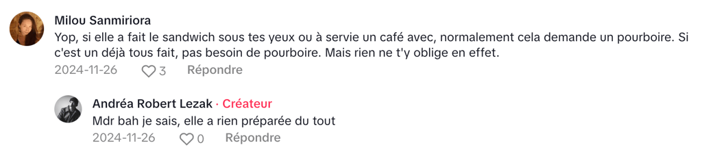 Un Français n’en peut plus des pourboires au Québec après une mésaventure dans une boulangerie