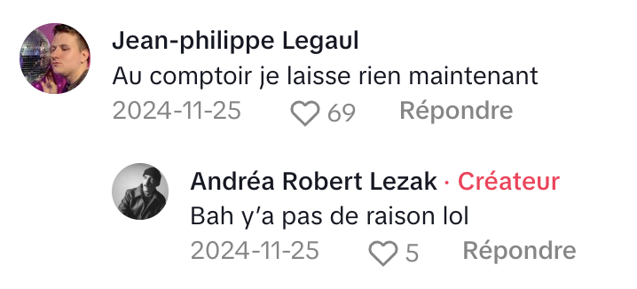 Un Français n’en peut plus des pourboires au Québec après une mésaventure dans une boulangerie