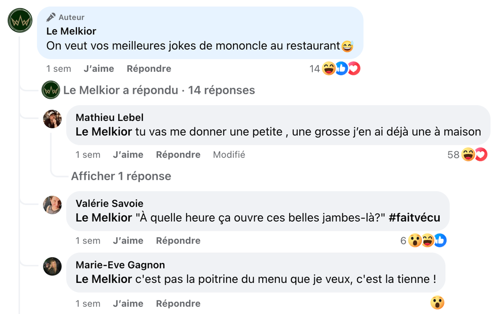 Un restaurant de Joliette fait sensation sur les médias sociaux en dénonçant des commentaires inappropriés 