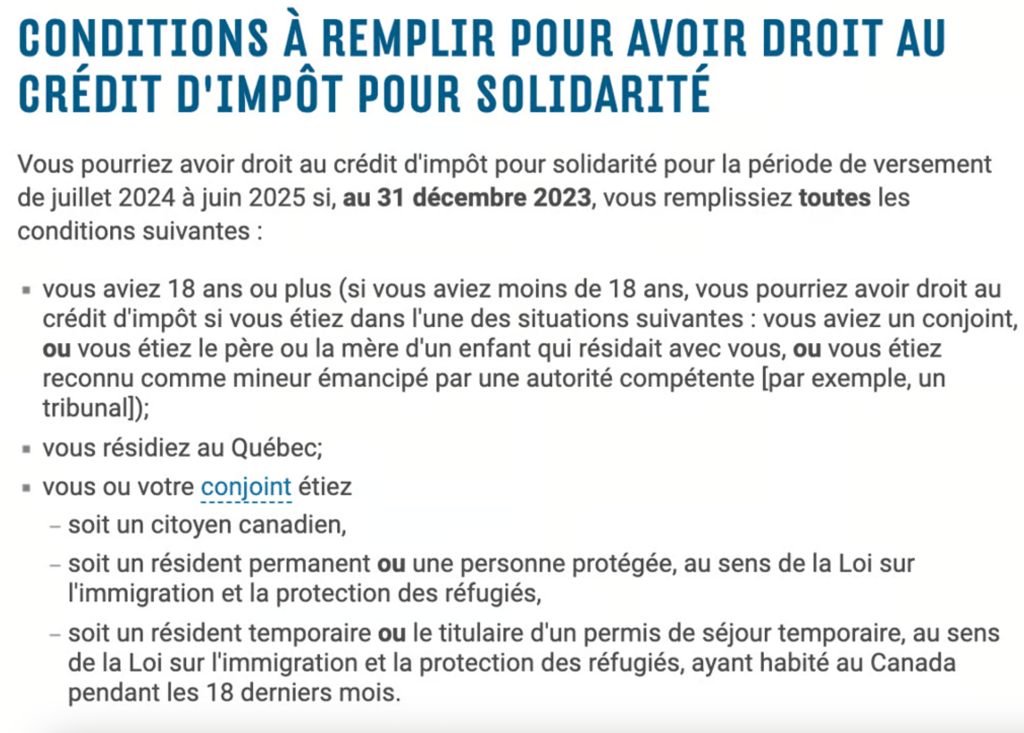 Trois prestations que de nombreux Québécois peuvent recevoir en mars