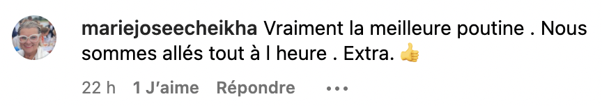 Un commentaire revient souvent après la dernière review de poutine d'Olivier Primeau