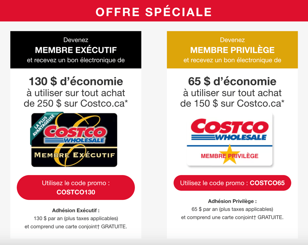 Costco offre un gros cadeau pour les nouveaux membres