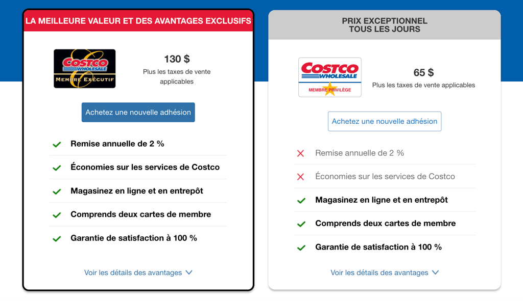 Costco offre un gros cadeau pour les nouveaux membres