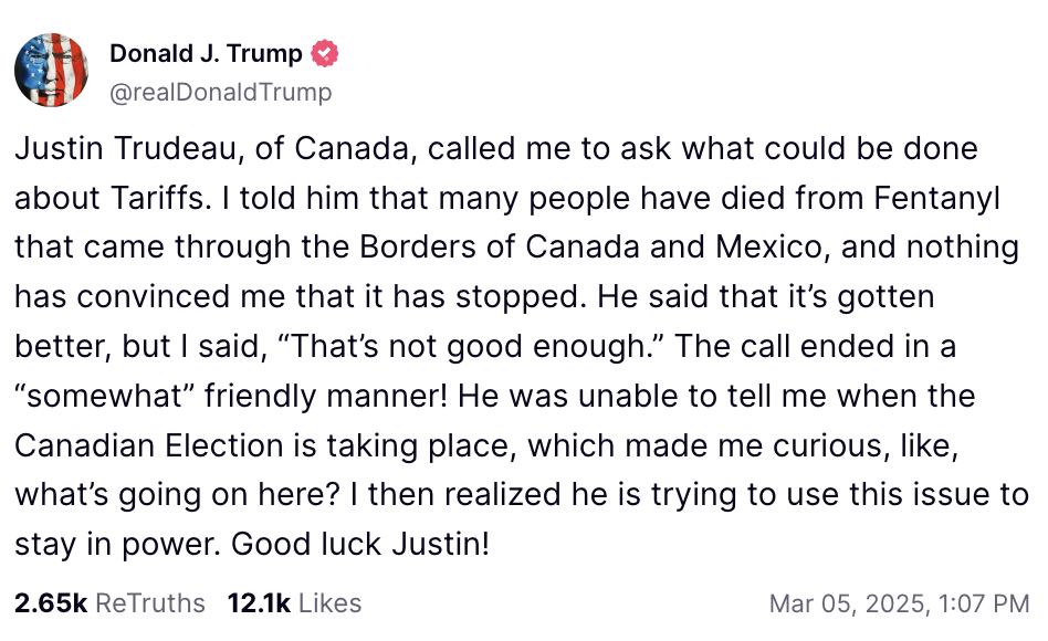 Karoline Leavitt manque de respect à Justin Trudeau pendant son point de presse