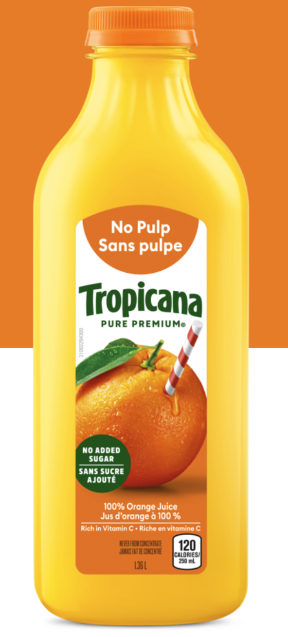 La nouvelle apparence des bouteilles Tropicana est vivement critiquée par la clientèle.