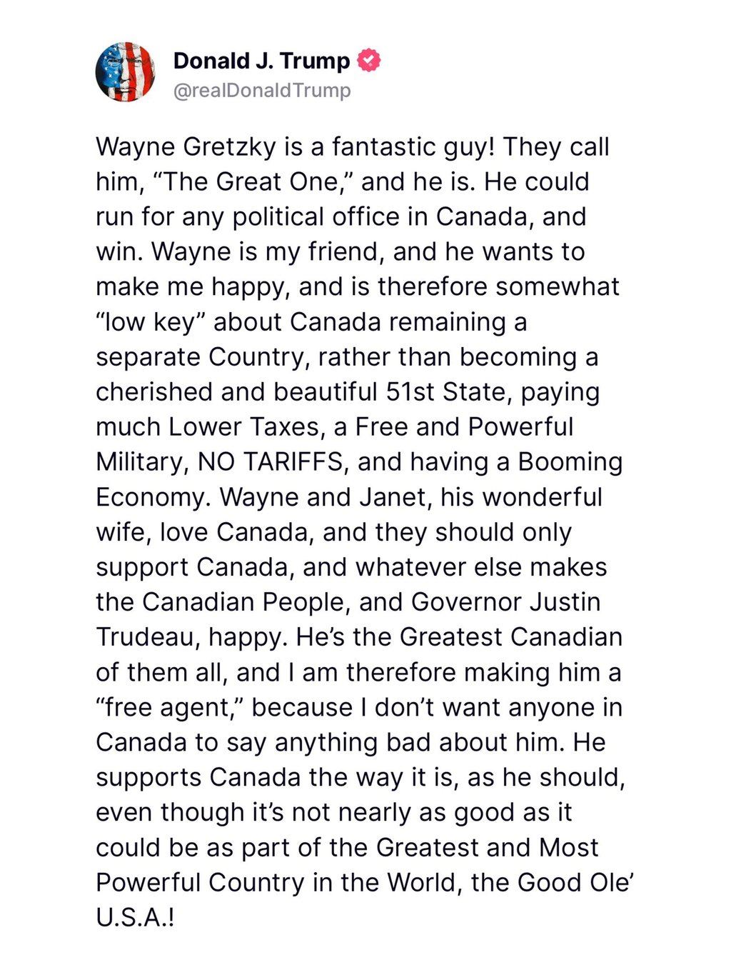 Bobby Orr writes letter defending Wayne Gretzky, condemns Canadians who have turned their back on him