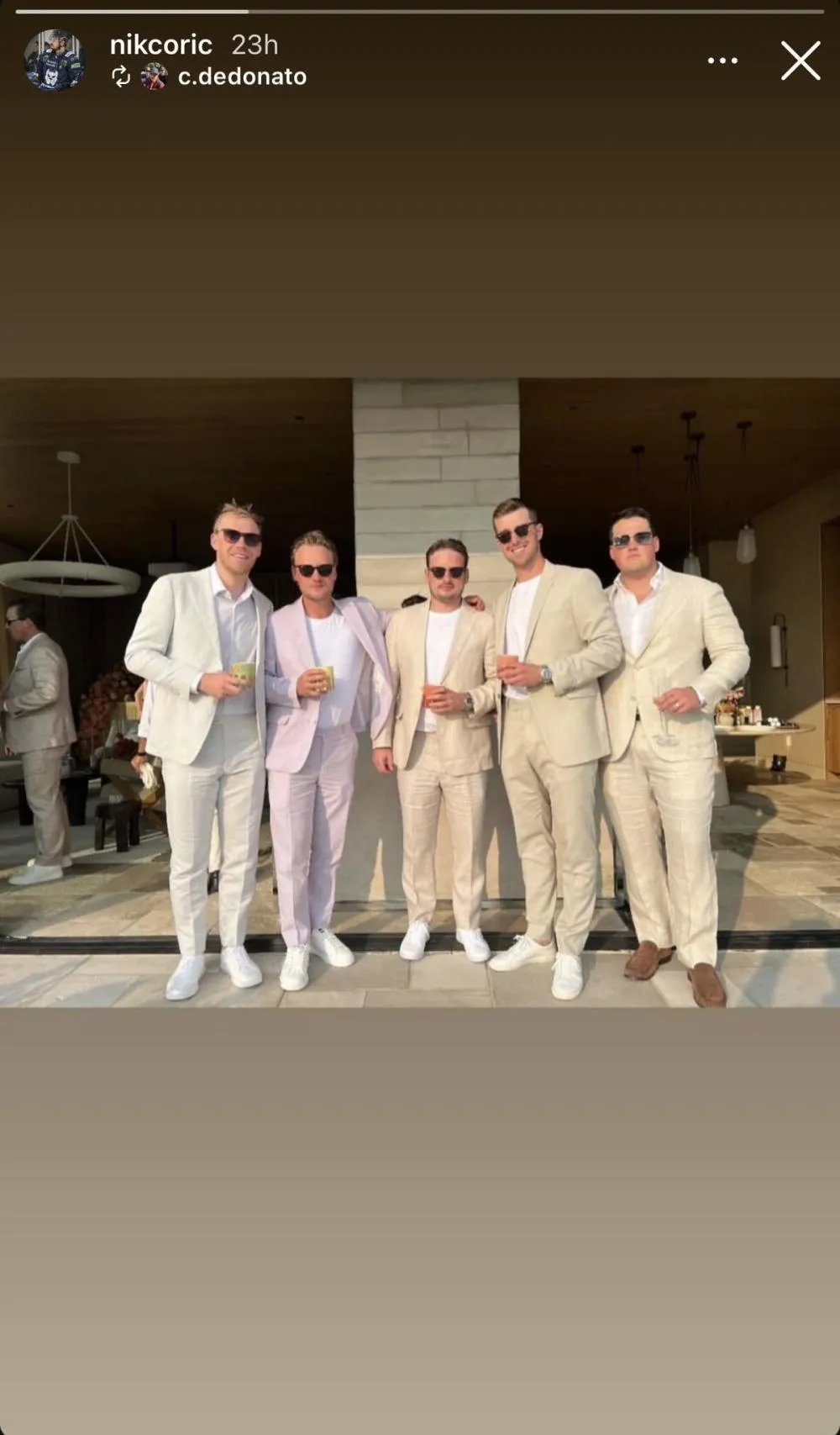 Oilers’ teammates break significant rule at Connor McDavid’s wedding!