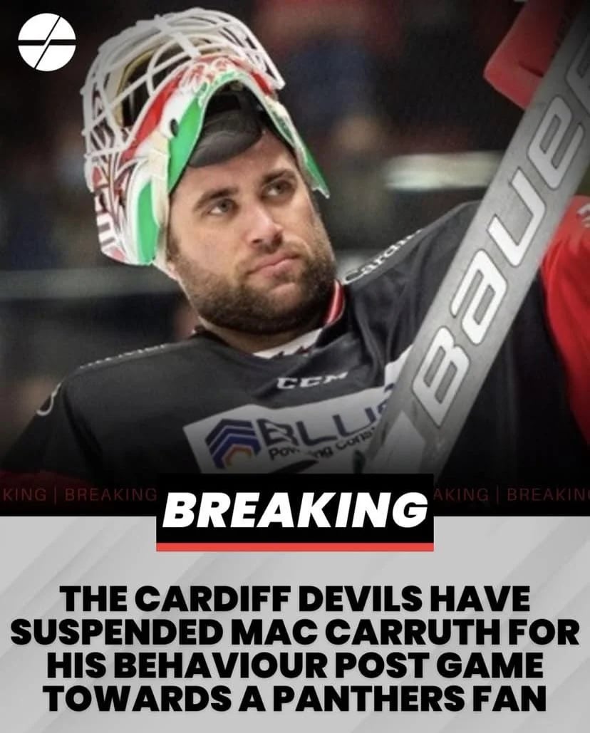 Goalie Mac Carruth suspended for mocking child fan during game!