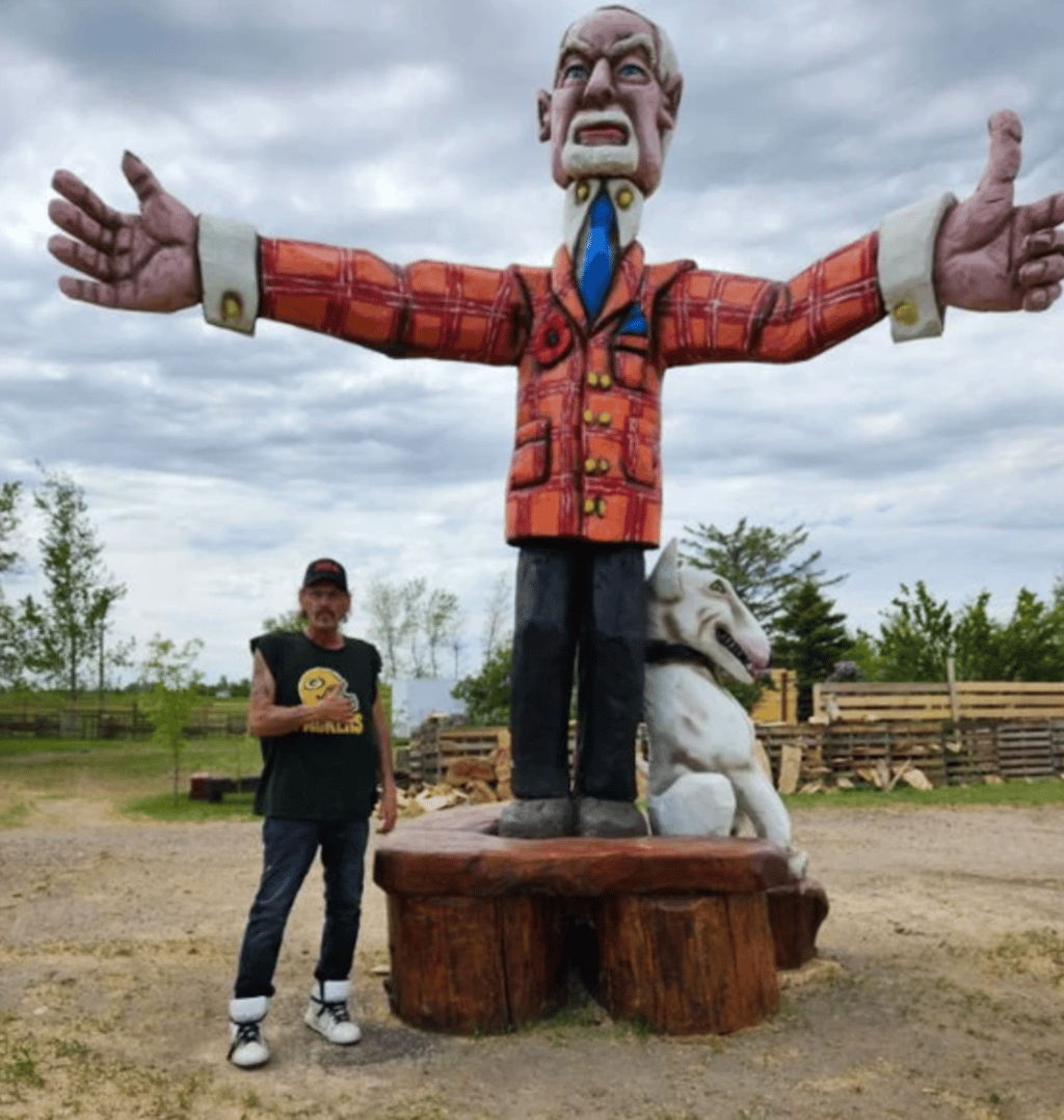 Saskatchewan town unveils 15 foot tall Don Cherry statue