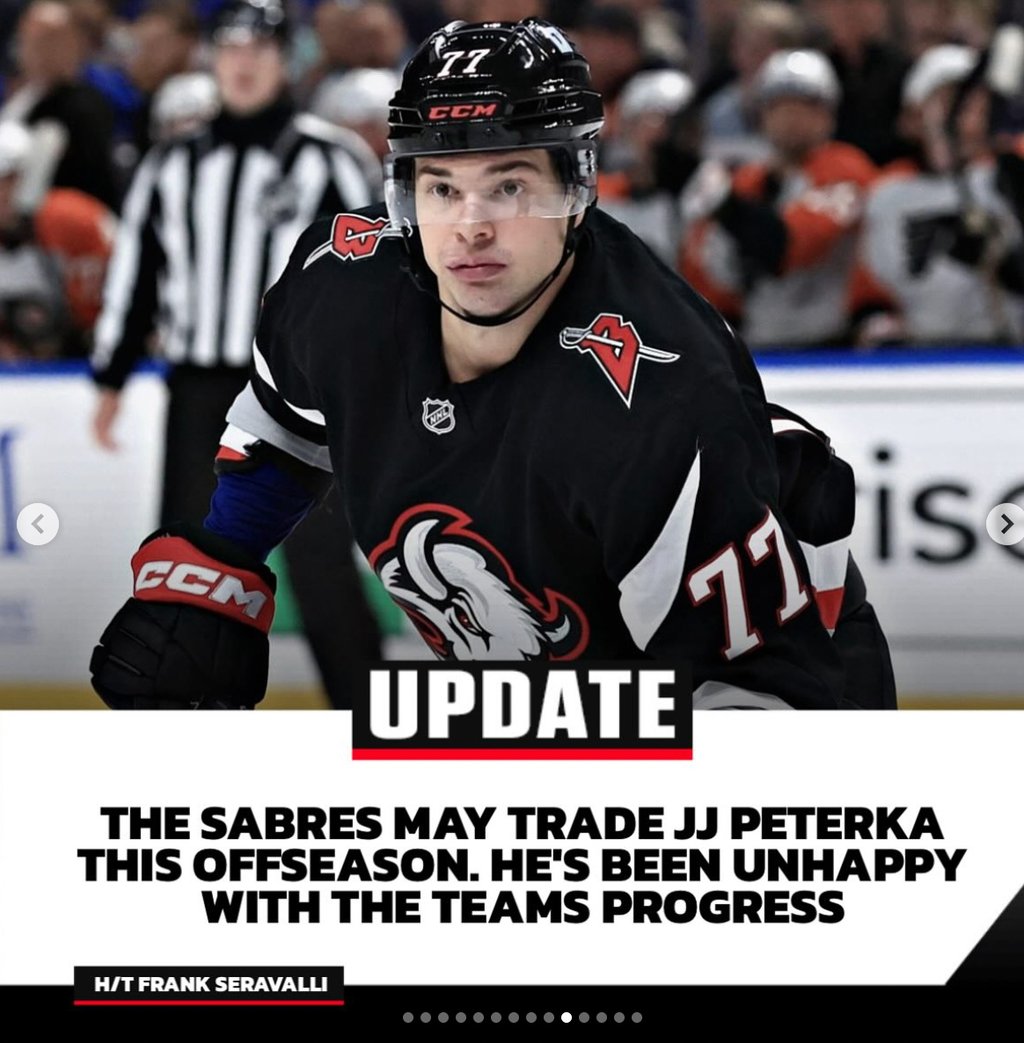 JJ Peterka wants out of Buffalo!