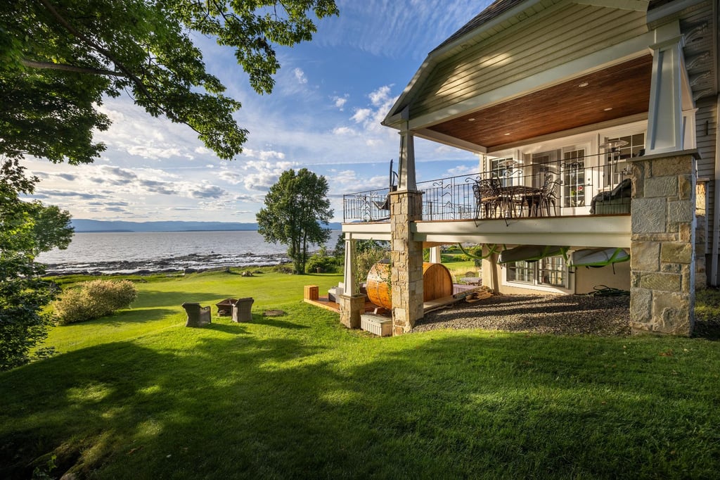 Havre de paix en bordure du fleuve Saint-Laurent