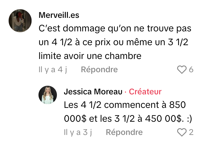 Les internautes choqué par la taille d'un condo de 349 000 $ à Montréal 