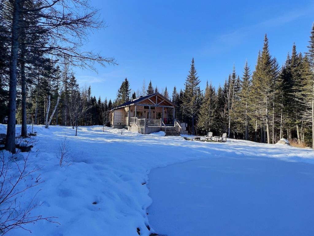 Le plus accueillant des refuges en forêt vous attend dans un coin de paradis de 81 064 pi²