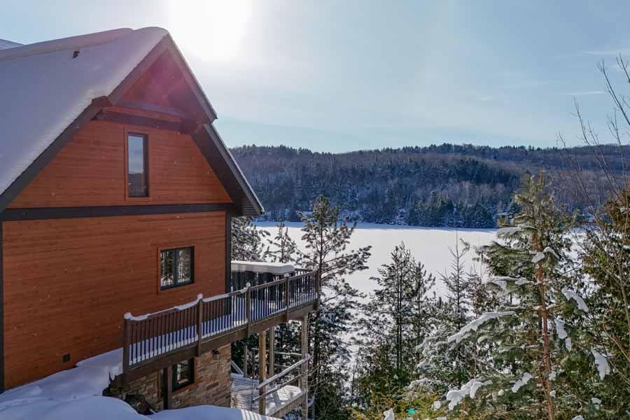 Sensationnel havre de paix à flanc de montagne