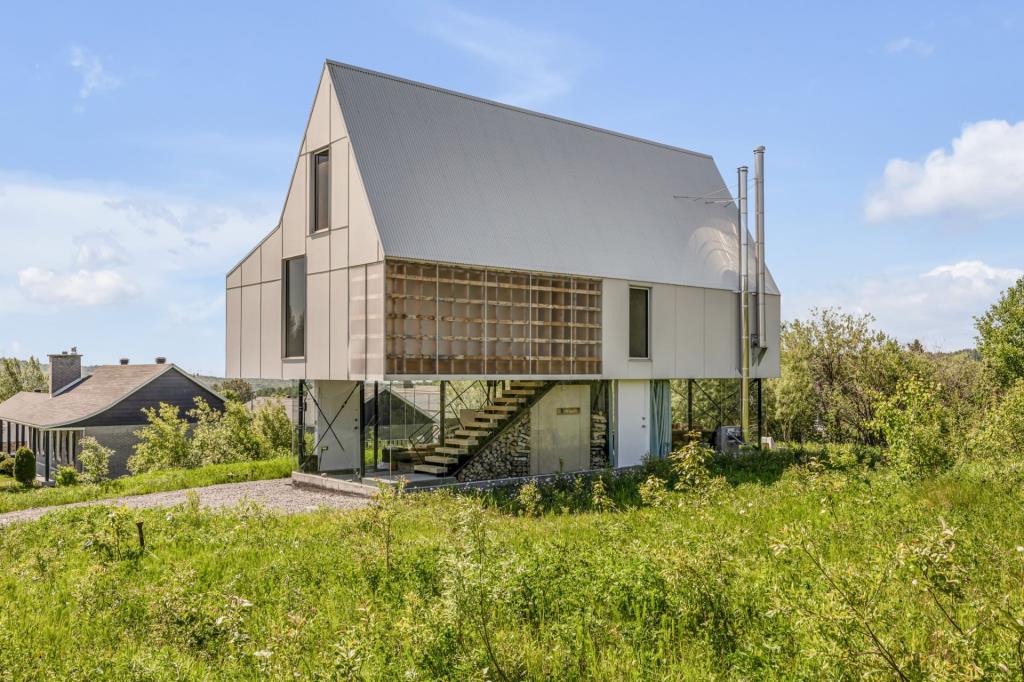 Merveille architecturale de conception unique dans la région de Québec