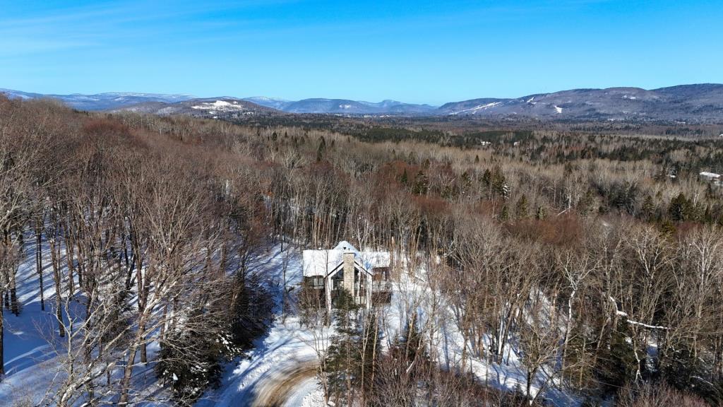 Oasis contemporaine érigée en montagne à quelques pas d'un lac et des pistes de ski