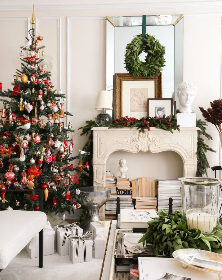 Des suggestions brillantes de déco de foyer pour le temps des fêtes