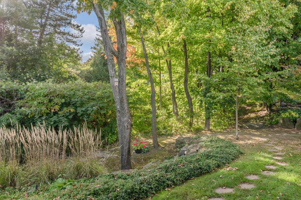 Exceptionnelle! Propriété nichée dans une rare oasis de verdure au cœur de la ville