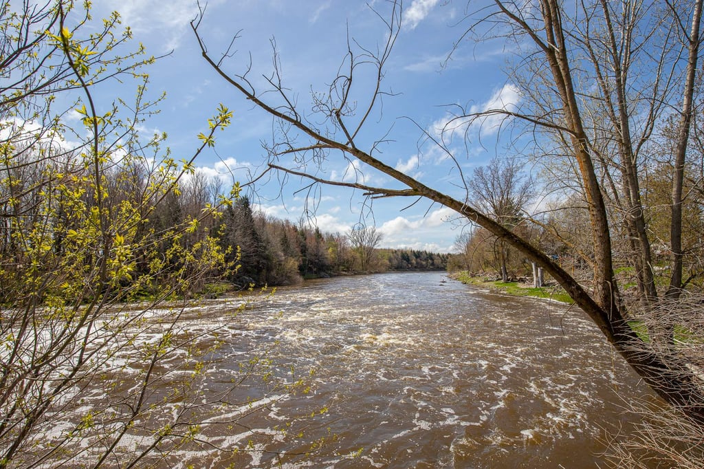 Somptueuse demeure riveraine sise sur un magnifique terrain de plus d’un acre 