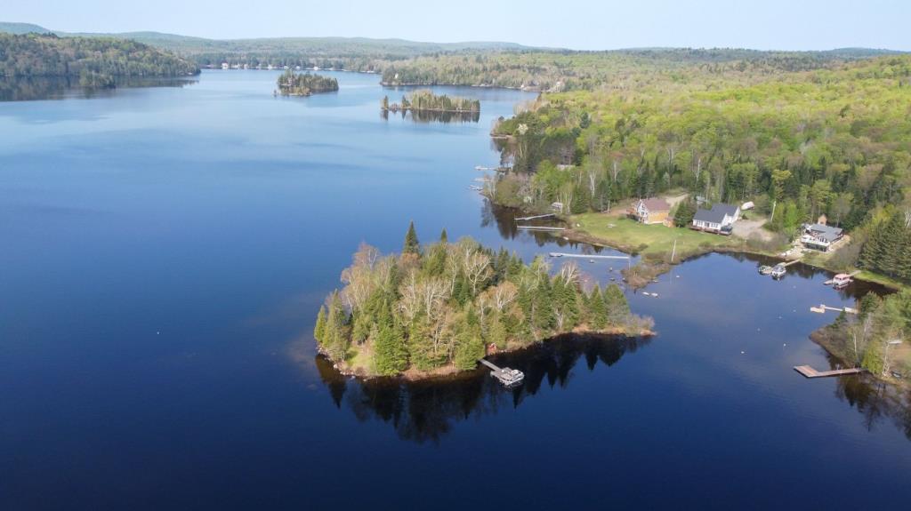 Vendu meublé! Chalet niché sur une île privée au cœur des Laurentides