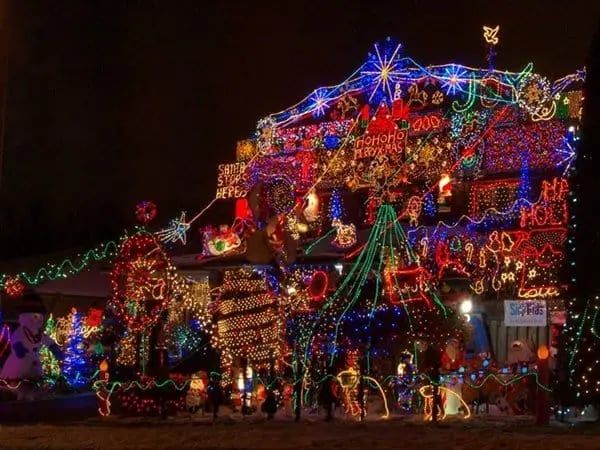 15 maisons au décor de Noël intense et original qui ne passent pas inaperçues