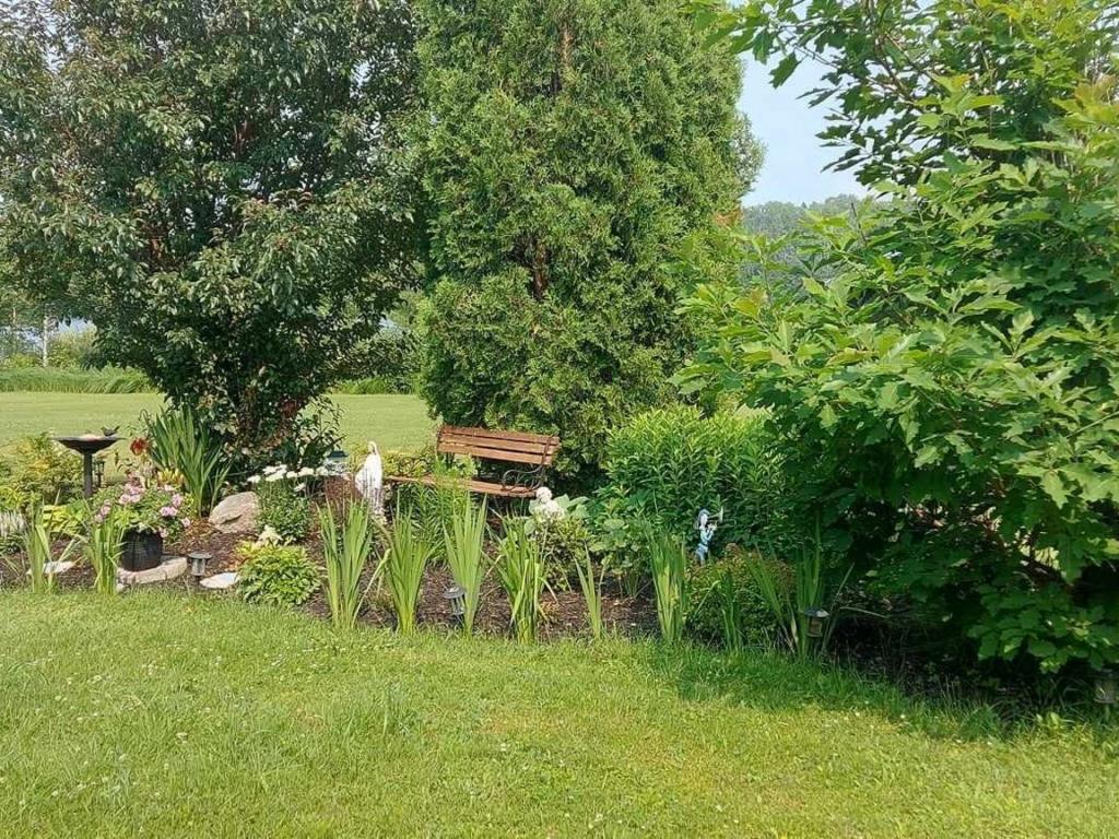 Élégant cottage sur la rive d'un lac bordé de nature généreuse