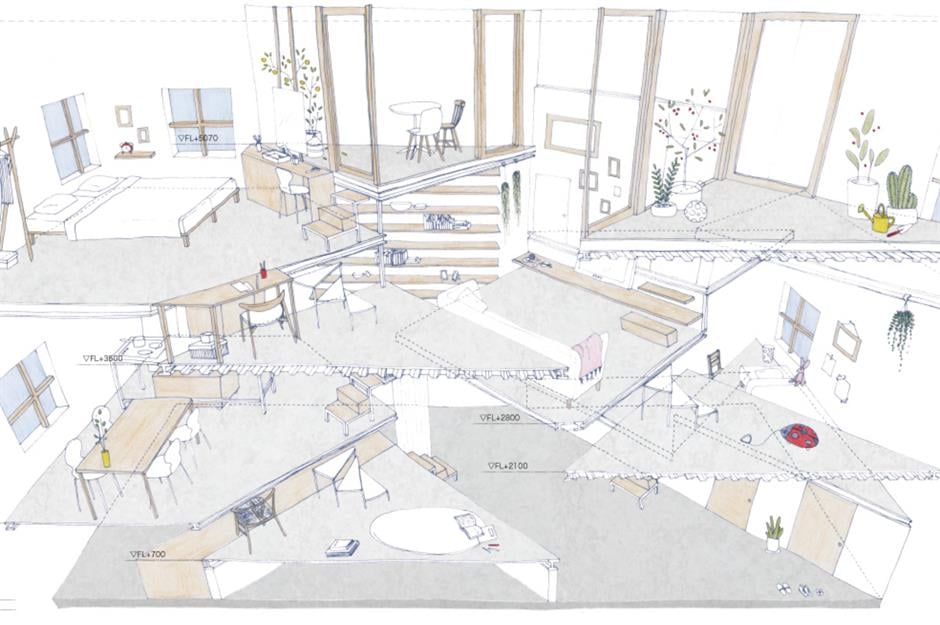 Pourriez-vous habiter une maison où il n’y a pas de murs intérieurs?