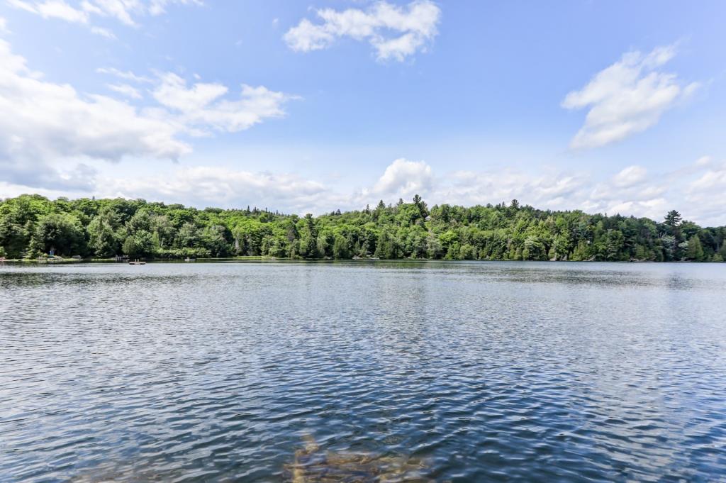 Charmant chalet en rondins sur la rive d'un lac paisible à 1 heure de Montréal