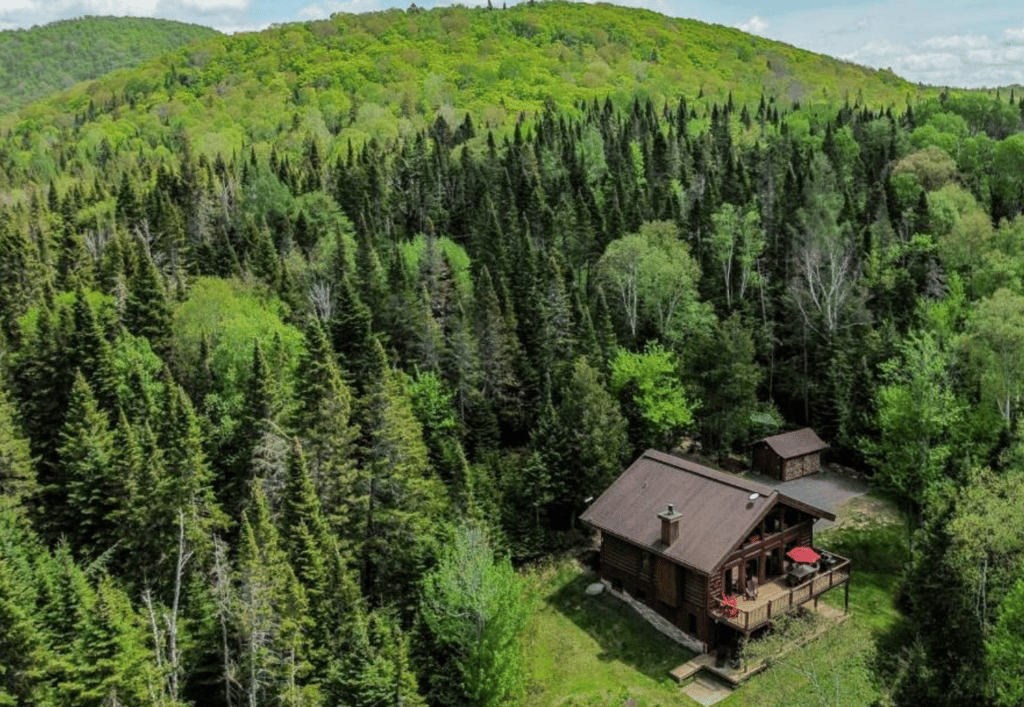 Vendue meublée ! Imposante maison de style scandinave sur un domaine privée