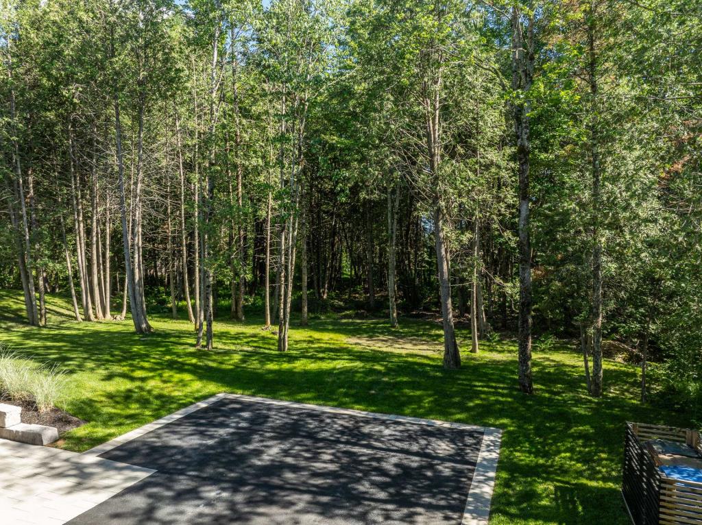 Beauté contemporaine en pleine nature avec vue sur la montagne