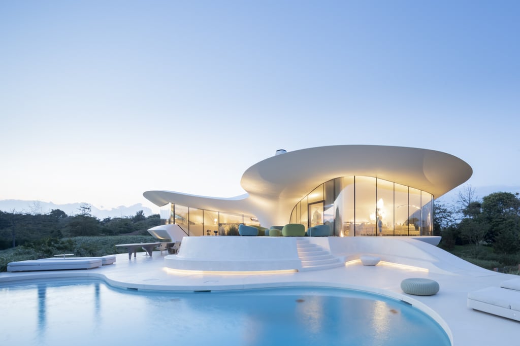 Cette maison semble tout droit sortie du futur 