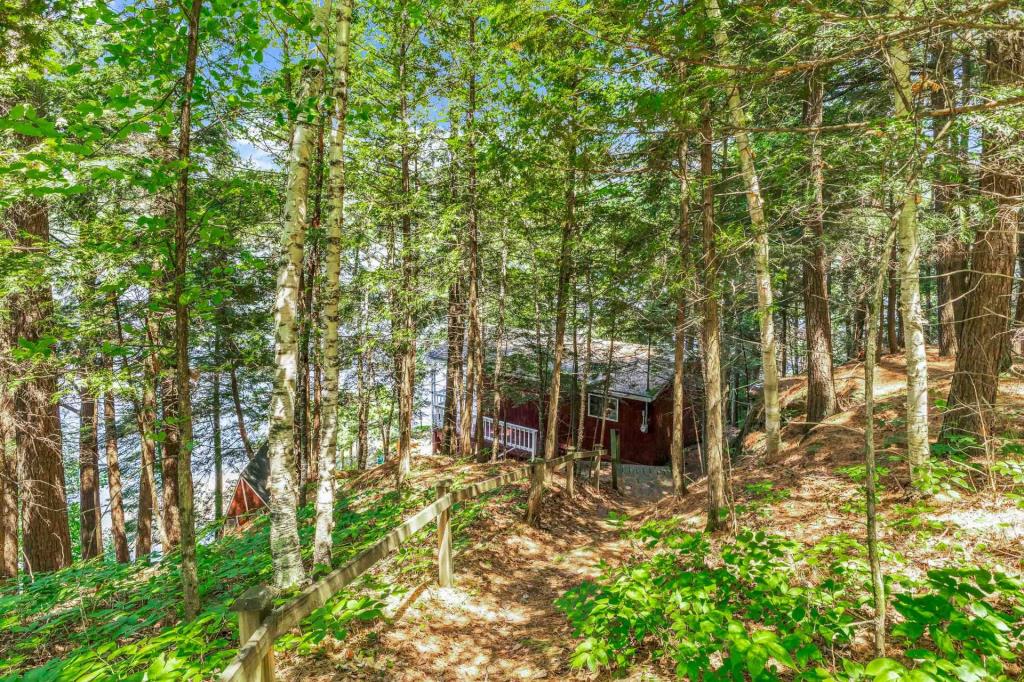 Tout meublé! Coquet chalet paisiblement niché au bout d'une presqu'île