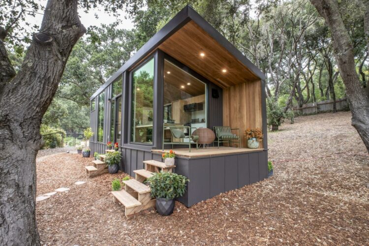 Minimaison contemporaine au cœur de la nature