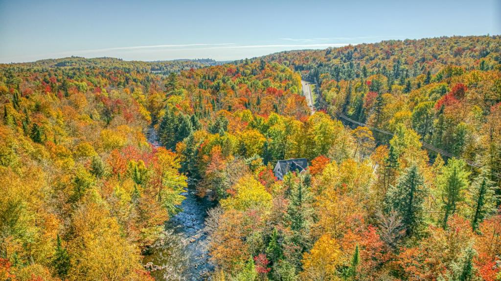 Paix, ressourcement et vue sur la rivière: ce refuge clés en main vous attend dans les Laurentides