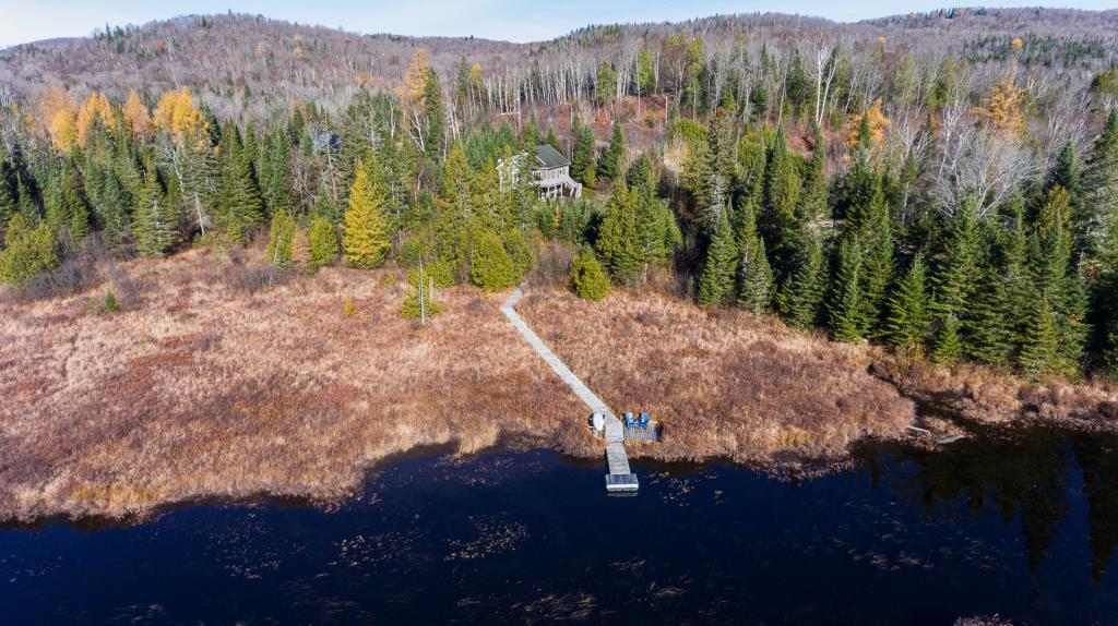 Oasis intime de plus de 75 000 pi² au milieu de la forêt