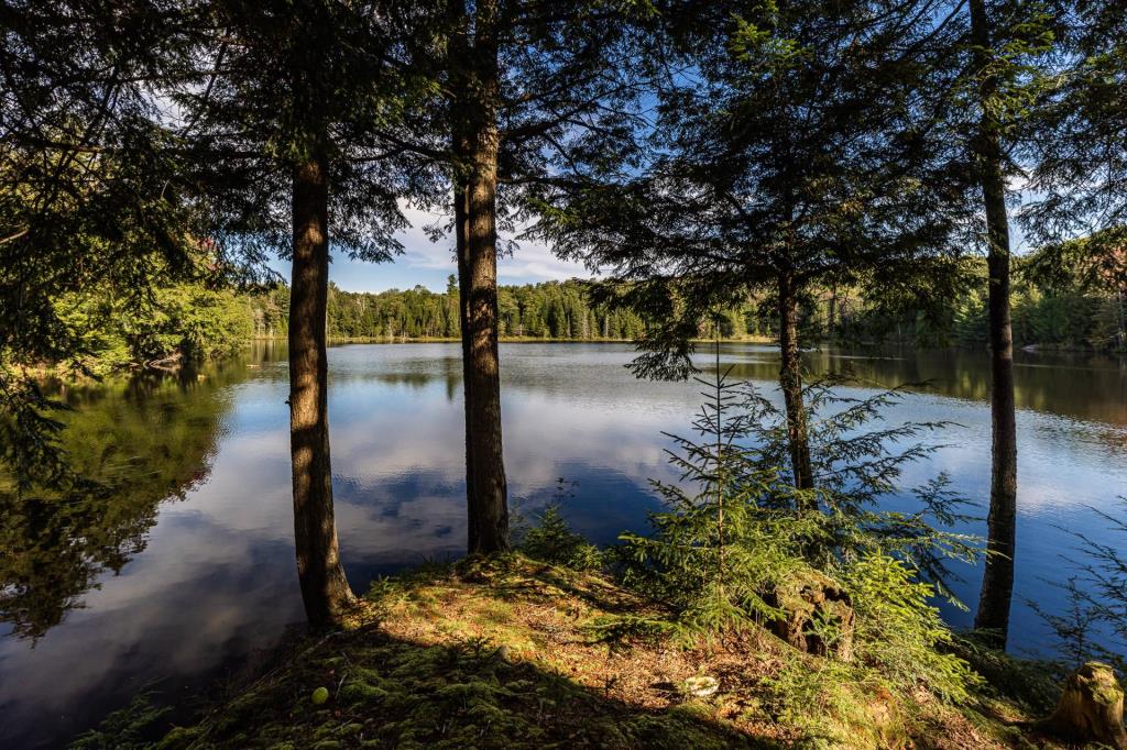 Beauté rustique longeant un lac dans un paradis boisé de plus de 138 acres