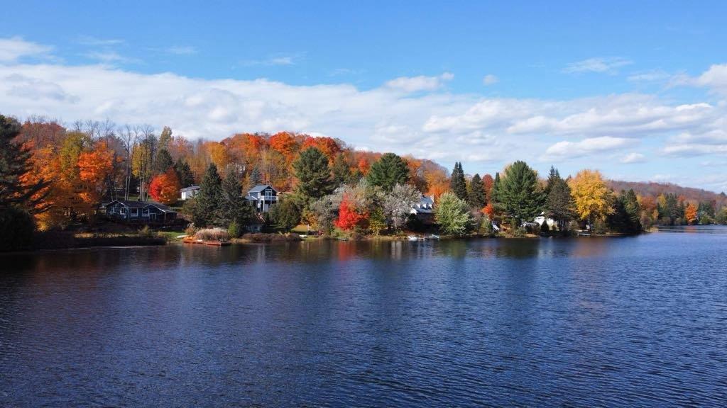 Lumineux refuge entièrement rénové avec vue sur les eaux scintillantes du lac