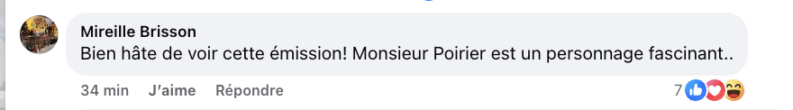 Les internautes réagissent en grand nombre au passage de Claude Poirier à Tout le monde en parle