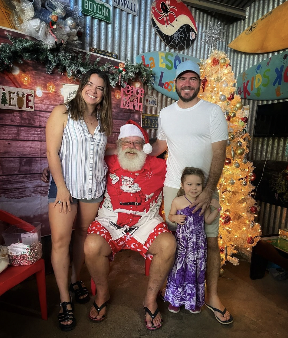 Mirianne Brûlé prend une photo de famille avec le père Noël bien particulière