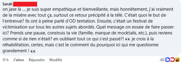 Des téléspectateurs sont choqués suite à l'entrevue de Maripier Morin à Tout le monde en parle