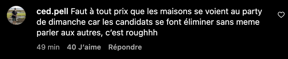 Nouveau développement concernant le candidat disparu d'Occupation Double