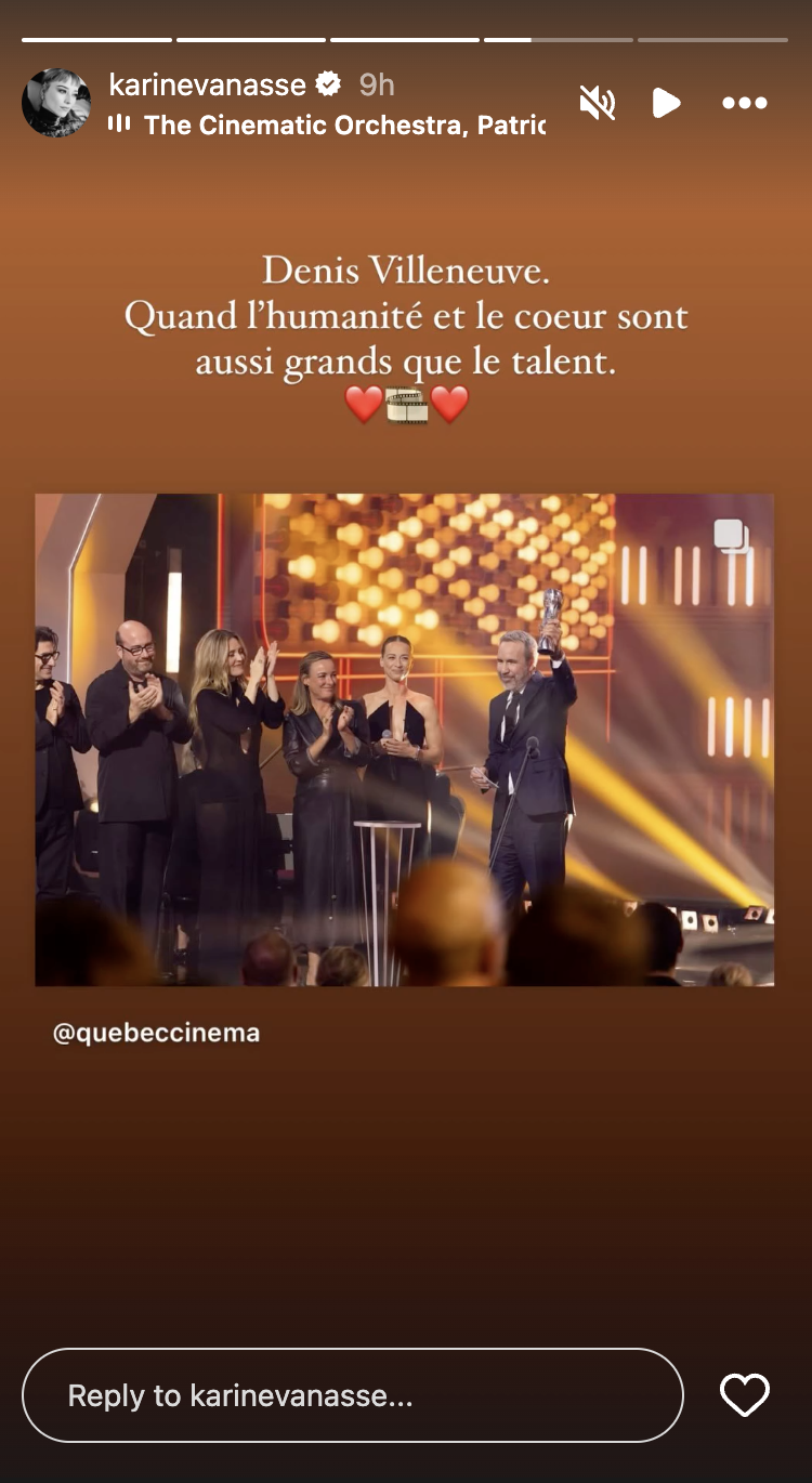 La robe de Karine Vanasse en a mis plein la vue au Gala Québec Cinéma