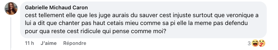 Les fans de Romie crient à l'injustice après son élimination à Star Académie